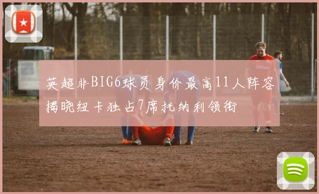 英超非BIG6球员身价最高11人阵容揭晓纽卡独占7席托纳利领衔